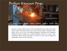 Tablet Screenshot of brokenhammerforge.com